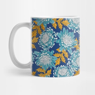 Chrysanthemum Floral Seamless Pattern Mug
